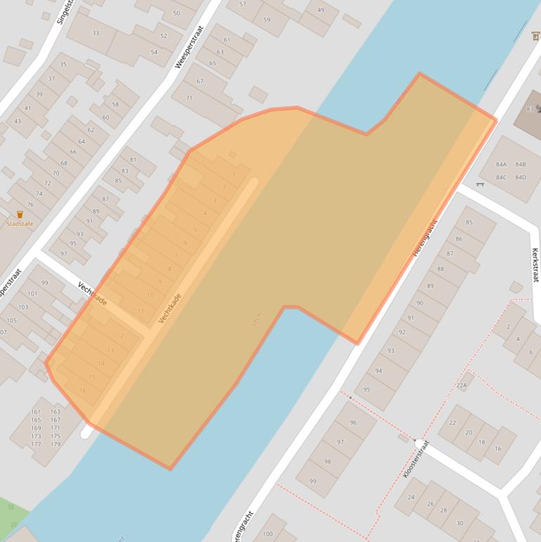 Kaart van postcodegebied 1398XS.