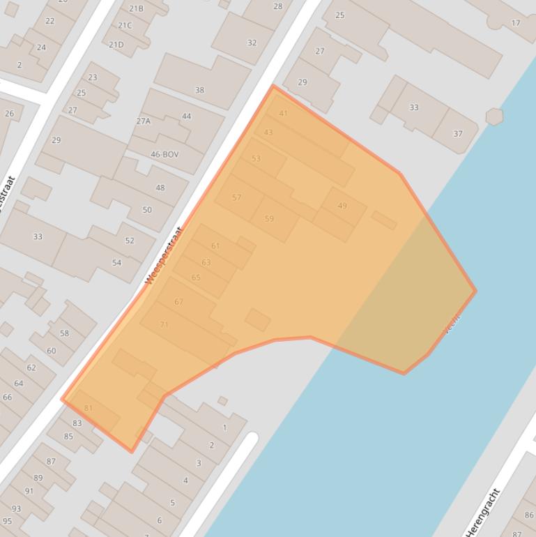 Kaart van postcodegebied 1398XV.