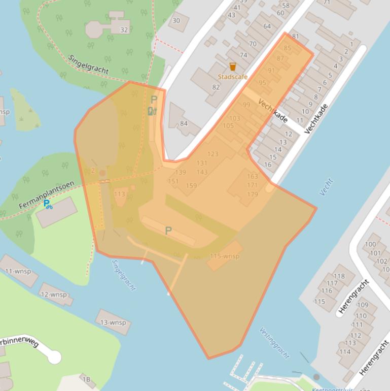 Kaart van postcodegebied 1398XW.