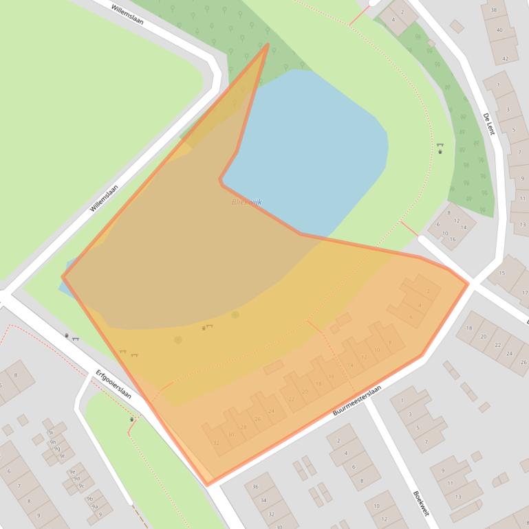 Kaart van postcodegebied 1399JL.