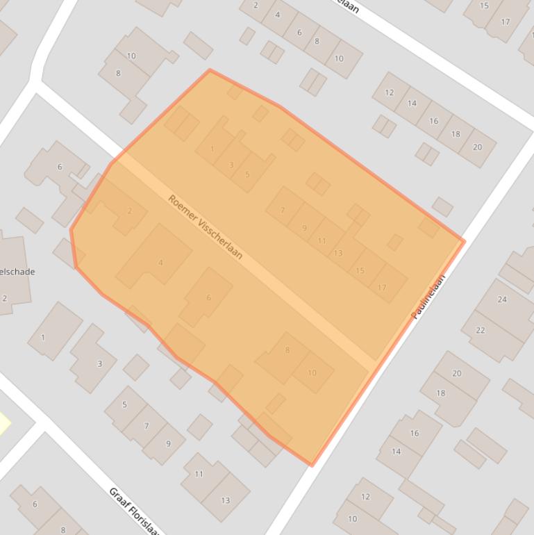 Kaart van postcodegebied 1399VM.