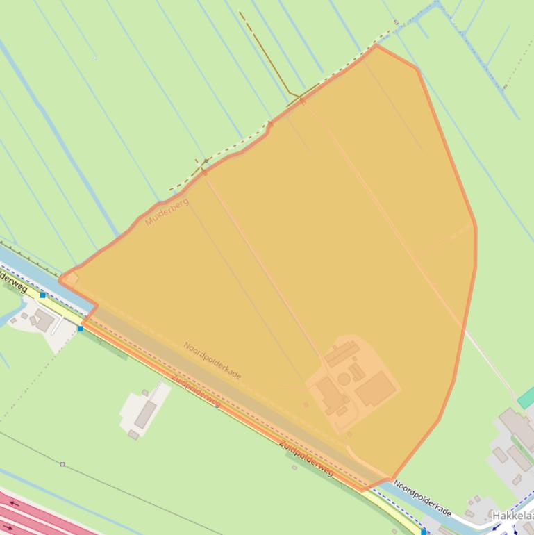 Kaart van postcodegebied 1399VV.