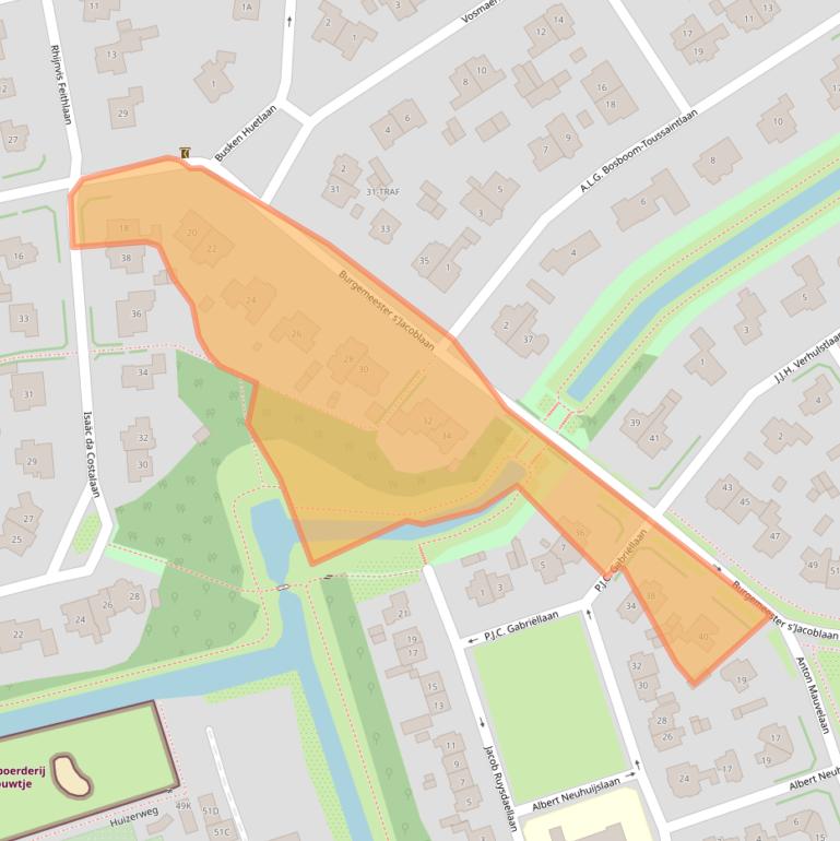 Kaart van postcodegebied 1401BR.