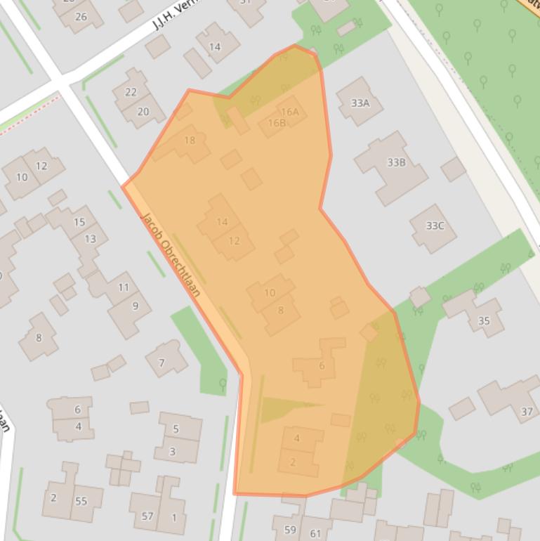 Kaart van postcodegebied 1401CG.