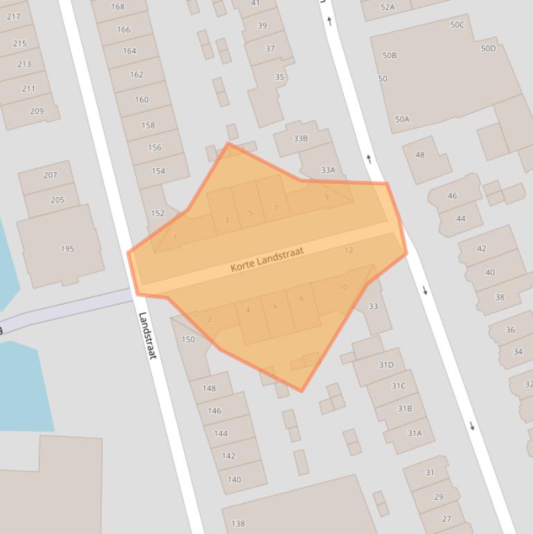 Kaart van postcodegebied 1401EG.