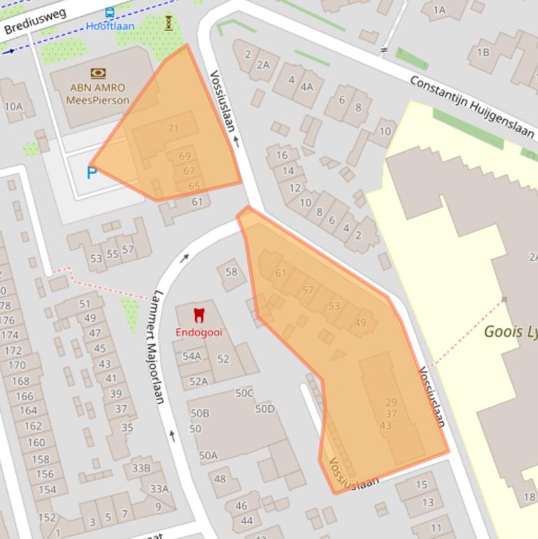 Kaart van postcodegebied 1401RS.