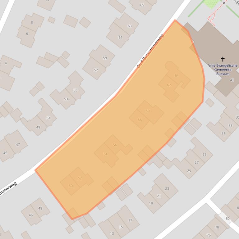 Kaart van postcodegebied 1401ST.