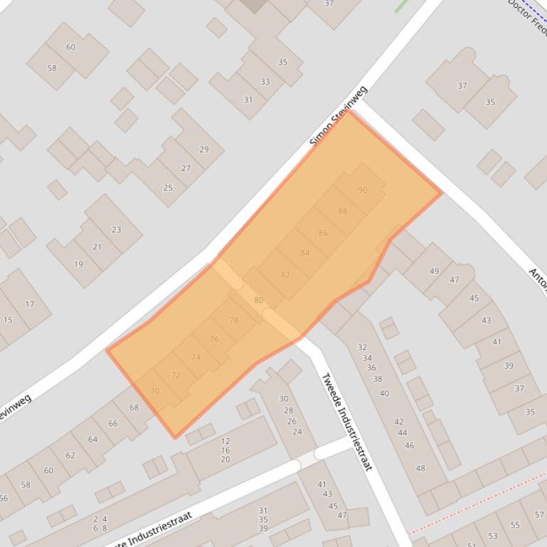 Kaart van postcodegebied 1401TG.