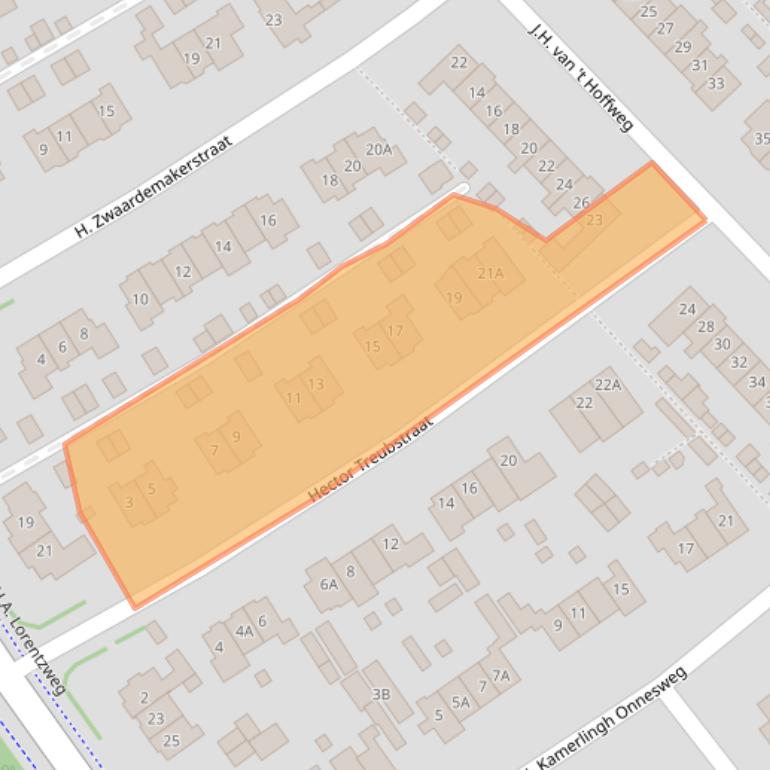 Kaart van postcodegebied 1402CK.