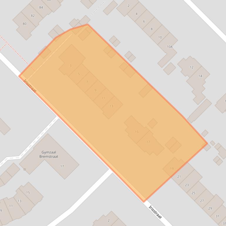 Kaart van postcodegebied 1402EN.