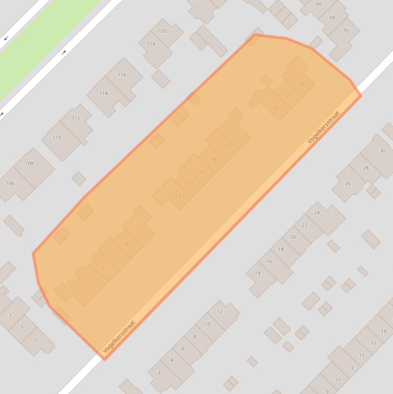 Kaart van postcodegebied 1402GA.