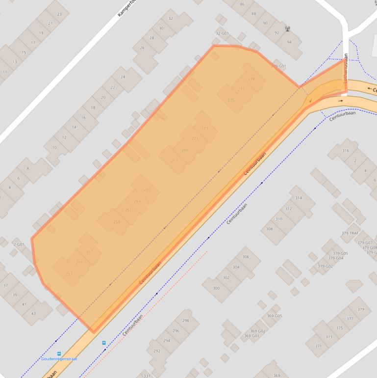 Kaart van postcodegebied 1402HL.