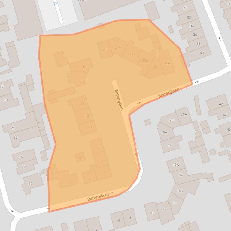 Kaart van postcodegebied 1402SL.