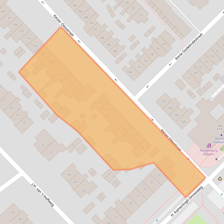 Kaart van postcodegebied 1402VR.