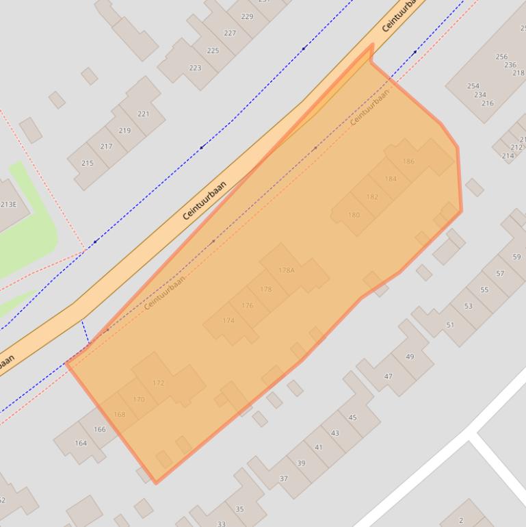 Kaart van postcodegebied 1403AK.