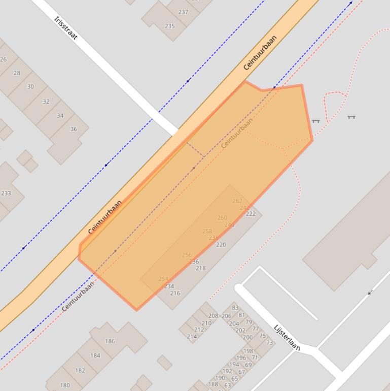 Kaart van postcodegebied 1403AM.
