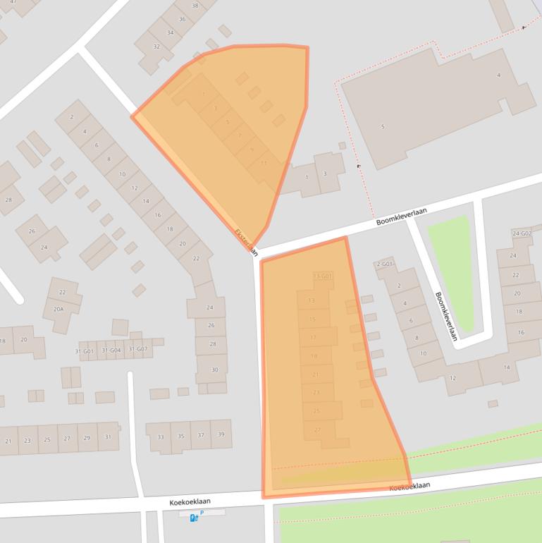 Kaart van postcodegebied 1403BC.