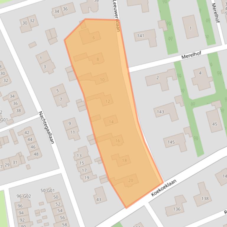 Kaart van postcodegebied 1403CR.