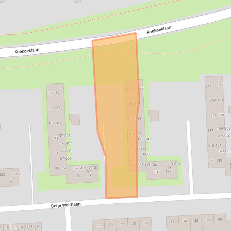 Kaart van postcodegebied 1403GV.