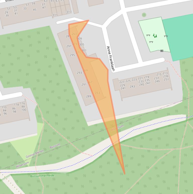 Kaart van postcodegebied 1403HN.