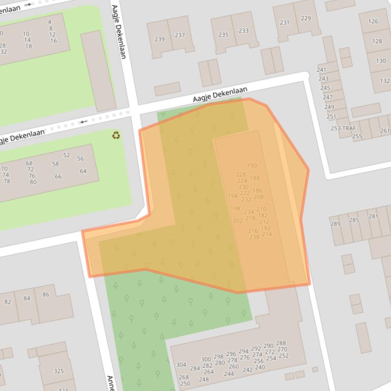 Kaart van postcodegebied 1403HW.