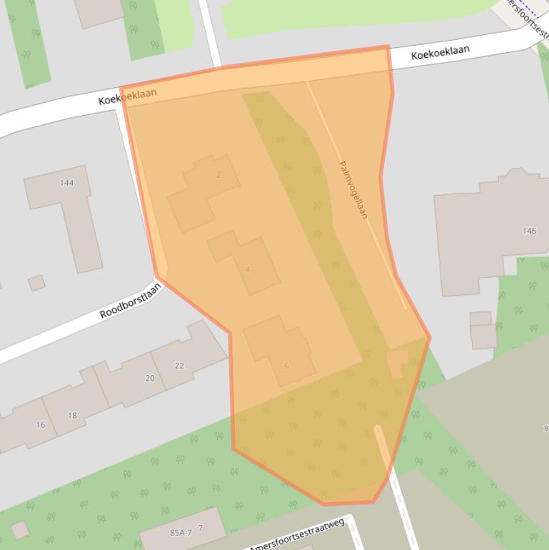 Kaart van postcodegebied 1403HZ.