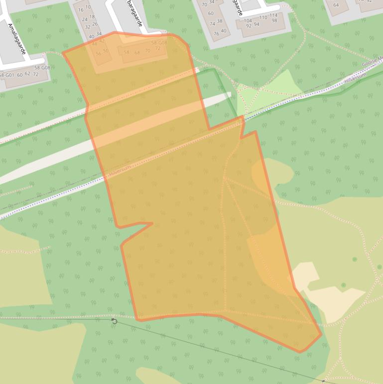 Kaart van postcodegebied 1403JM.