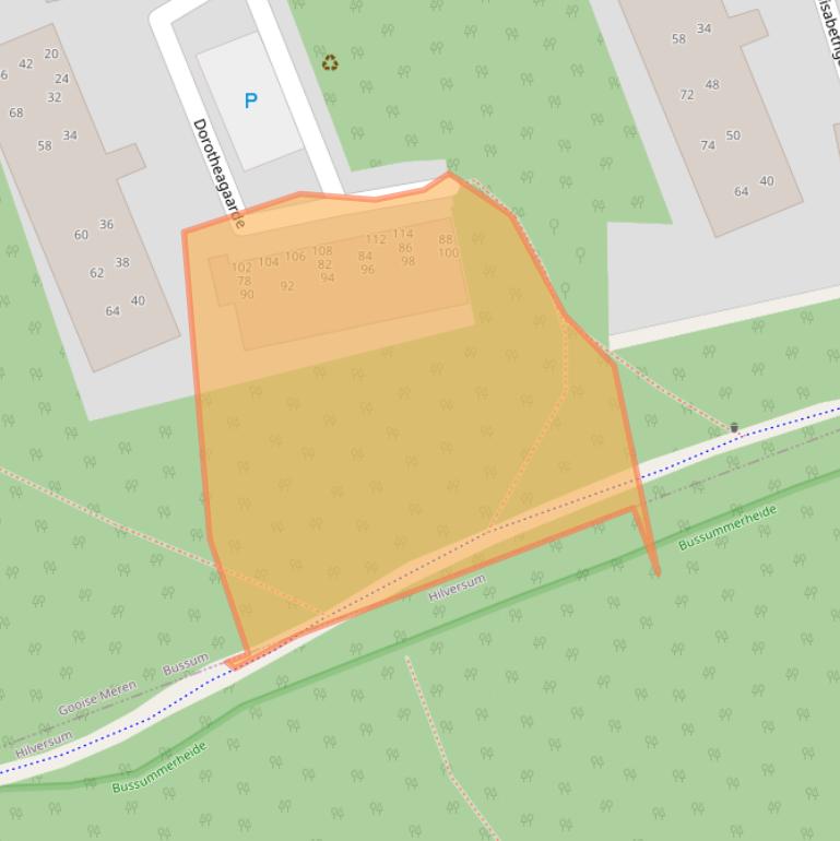 Kaart van postcodegebied 1403JX.