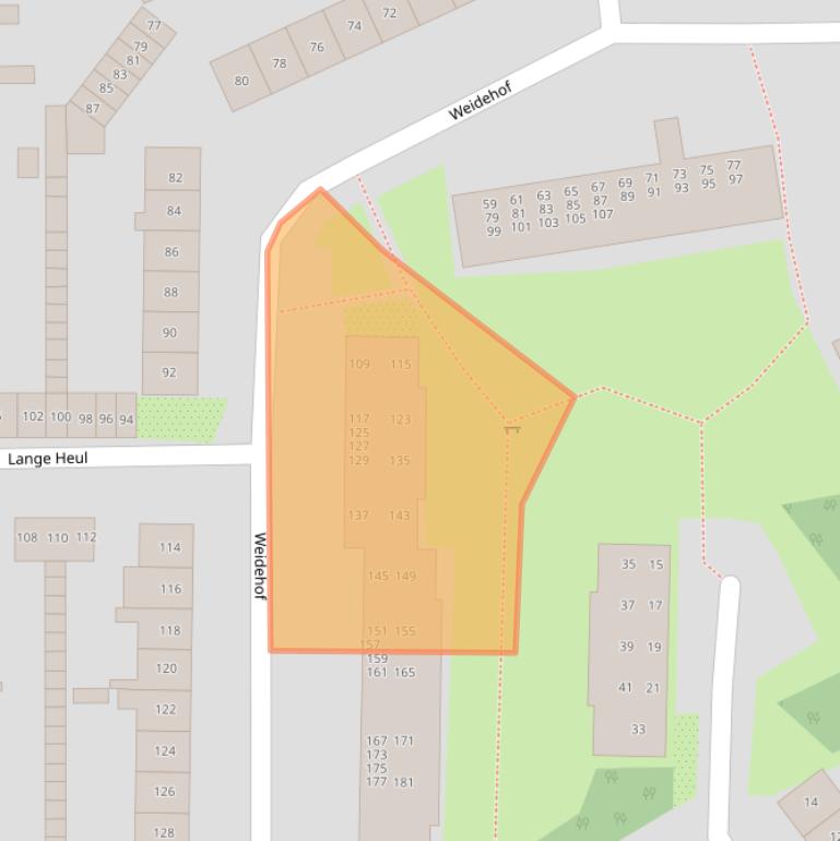 Kaart van postcodegebied 1403PJ.