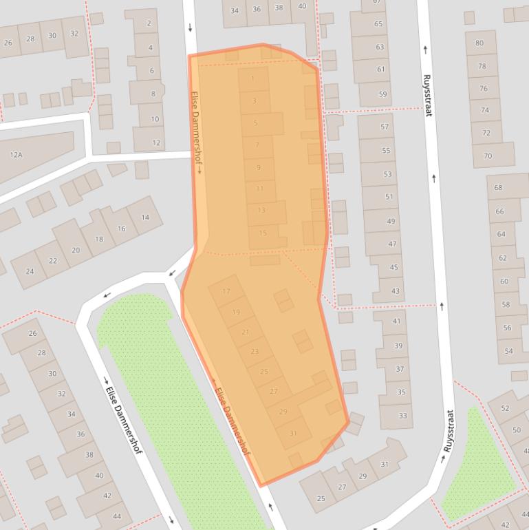Kaart van postcodegebied 1403SB.