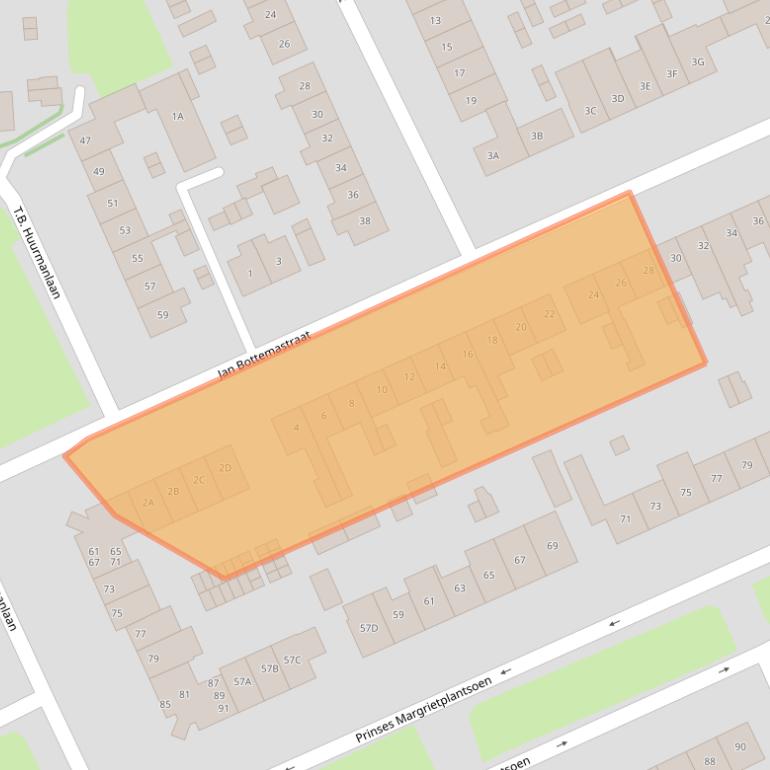 Kaart van postcodegebied 1403TH.