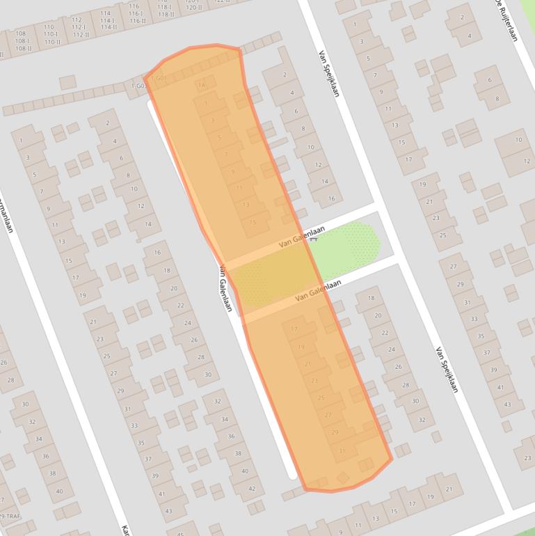 Kaart van postcodegebied 1403TR.