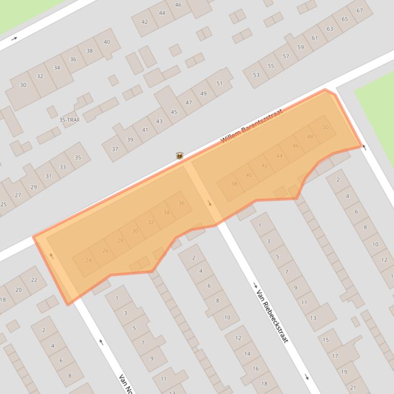 Kaart van postcodegebied 1403VL.