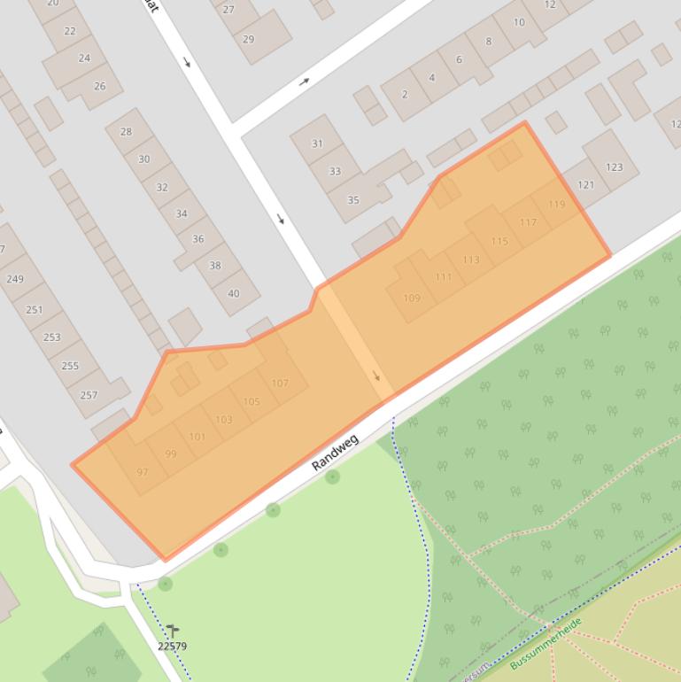 Kaart van postcodegebied 1403XN.