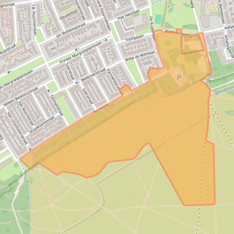 Kaart van postcodegebied 1403XT.
