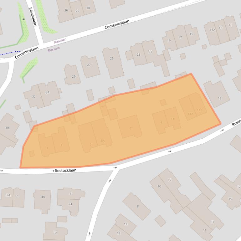 Kaart van postcodegebied 1404AD.