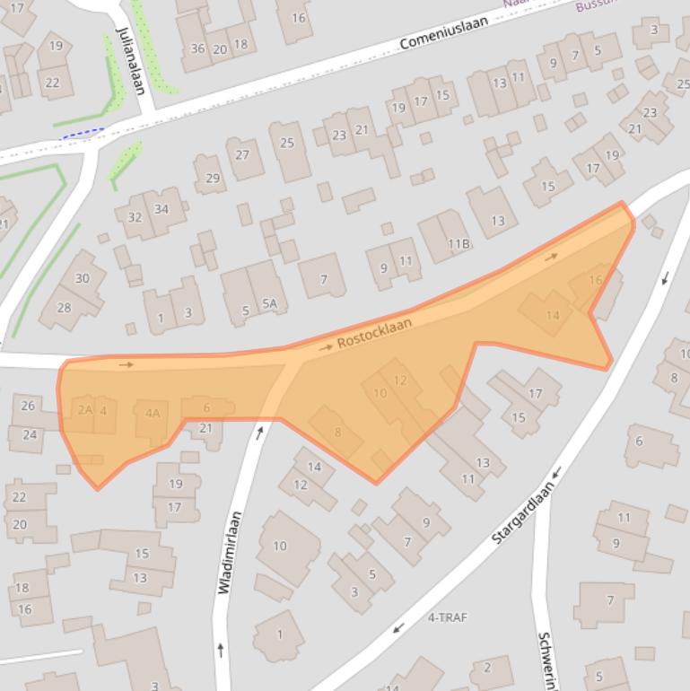 Kaart van postcodegebied 1404AG.