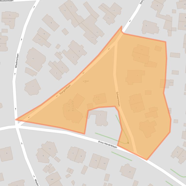 Kaart van postcodegebied 1404AV.