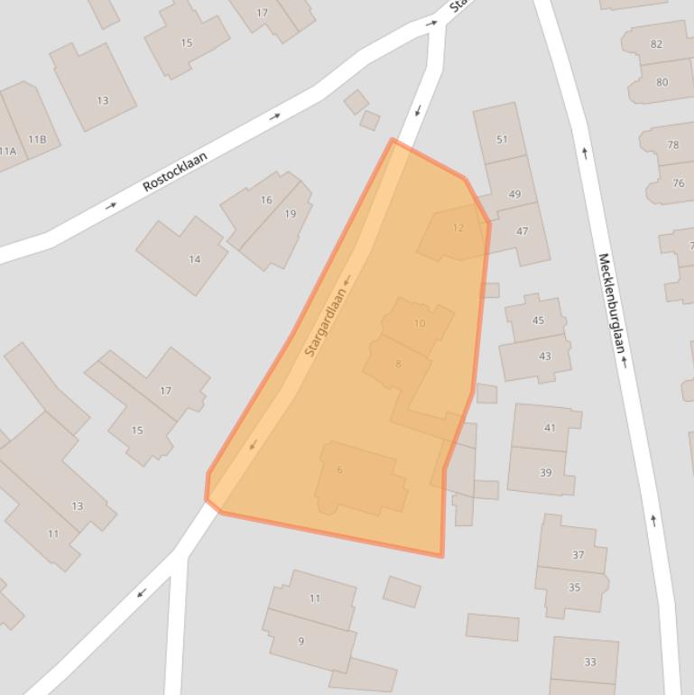 Kaart van postcodegebied 1404BD.