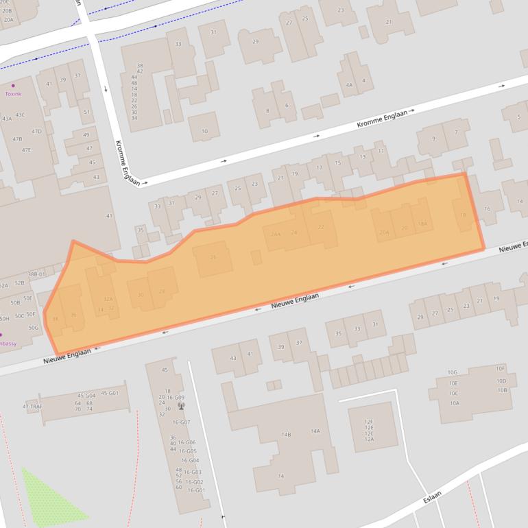 Kaart van postcodegebied 1404ED.