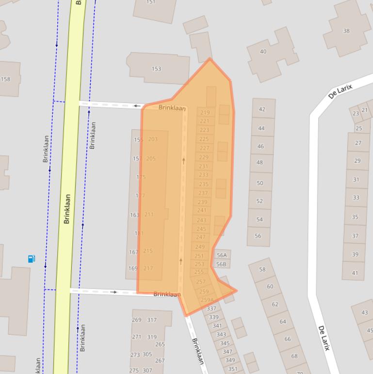 Kaart van postcodegebied 1404GG.