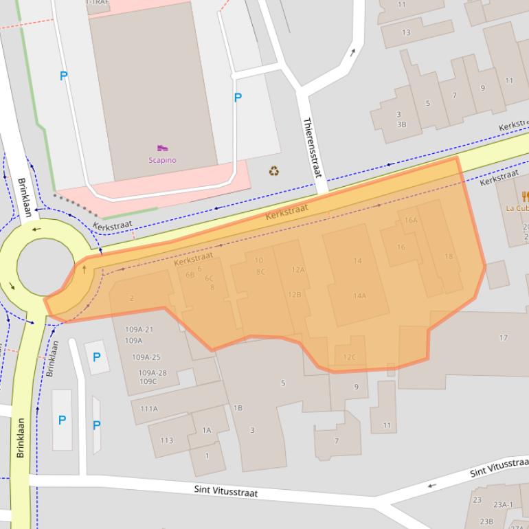 Kaart van postcodegebied 1404HH.