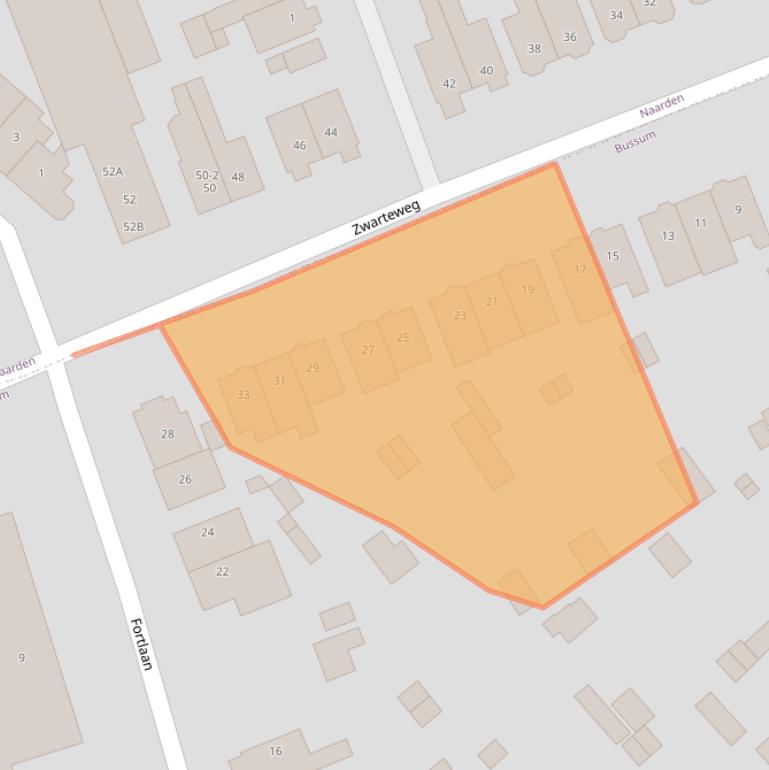 Kaart van postcodegebied 1405AB.