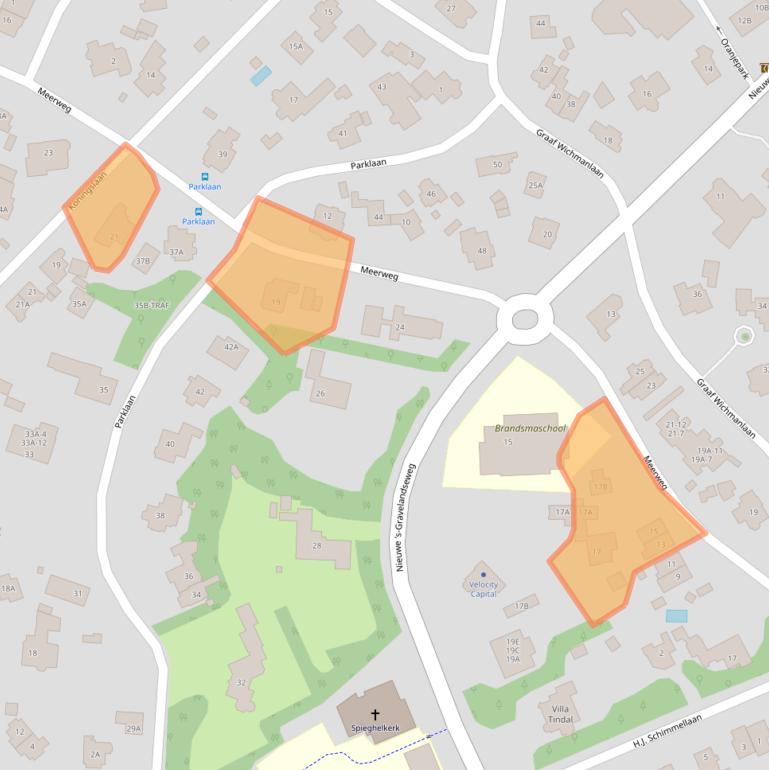 Kaart van postcodegebied 1405BB.