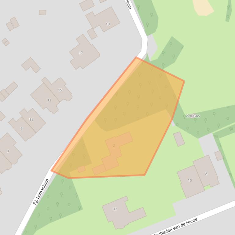 Kaart van postcodegebied 1405BL.