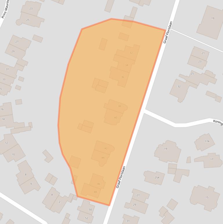 Kaart van postcodegebied 1405BV.