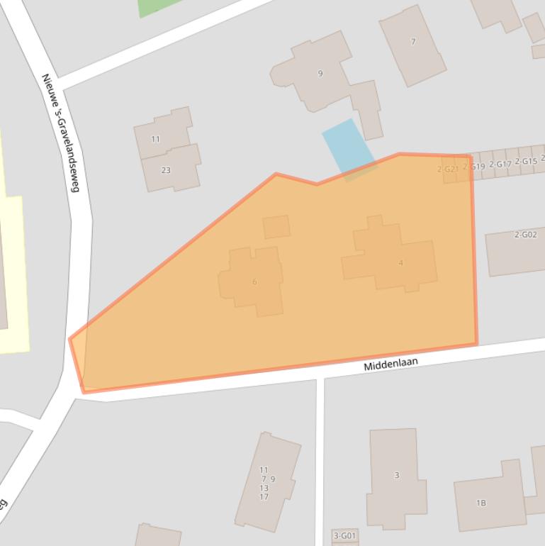 Kaart van postcodegebied 1405CG.