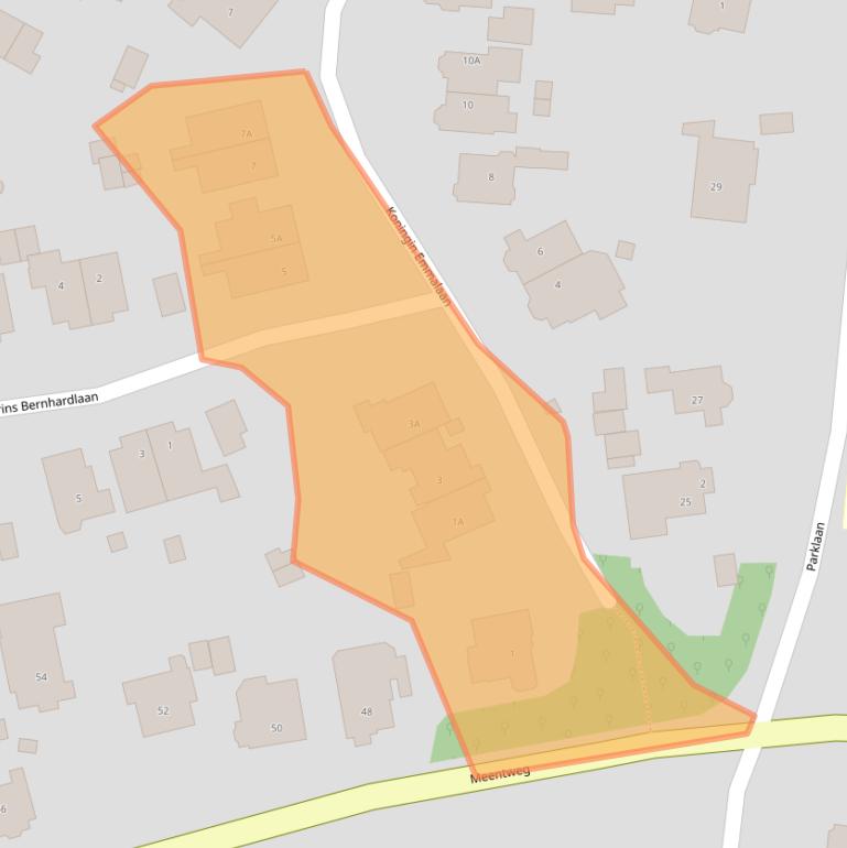 Kaart van postcodegebied 1405CH.