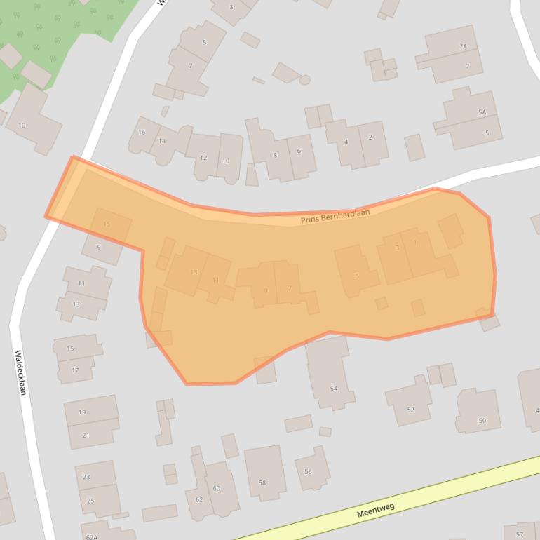 Kaart van postcodegebied 1405CM.