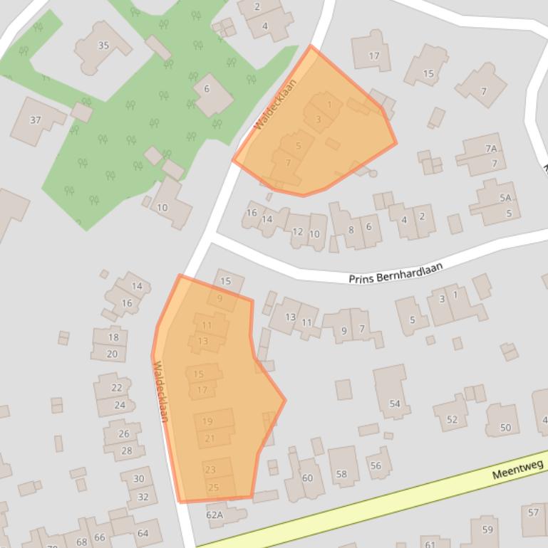 Kaart van postcodegebied 1405CP.